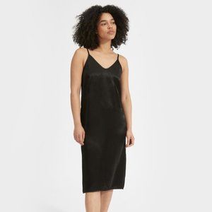 Everlane The Party Slip Dress in Black